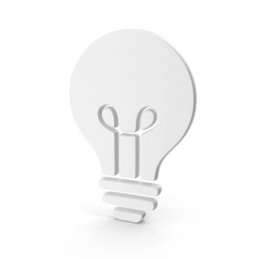 Light Bulb Icon White.H02.2k